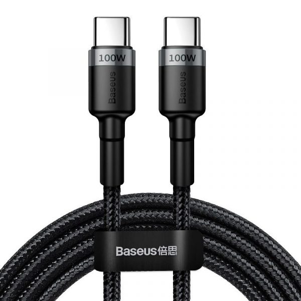 Baseus Cafule PD2 0 100W flash charging USB For Type C cable 20V 5A 2m Gray Black 17138 1