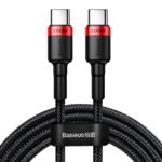 Baseus Cafule PD2 0 100W flash charging USB For Type C cable 20V 5A 2m Red Black 18109 1