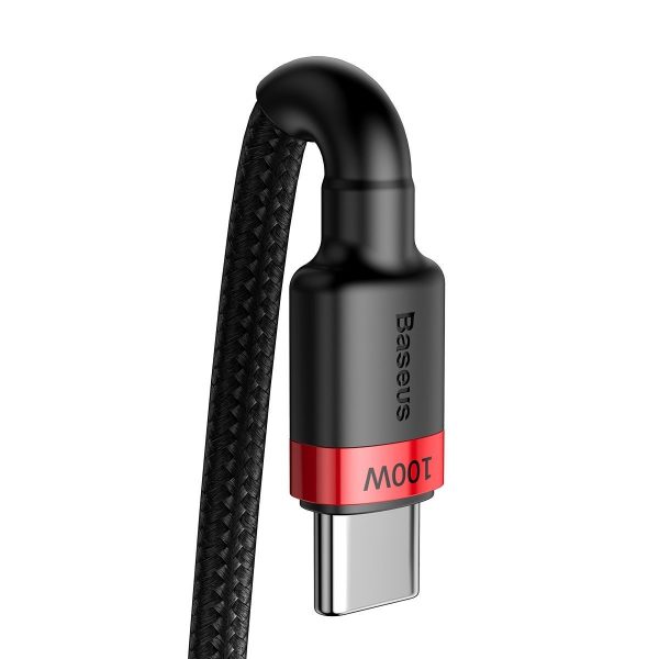 Baseus Cafule PD2 0 100W flash charging USB For Type C cable 20V 5A 2m Red Black 18109 2