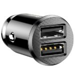 Baseus Grain Car Charger 2x USB 5V 3 1A black 14465 1