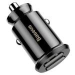 Baseus Grain Car Charger 2x USB 5V 3 1A black 14465 2