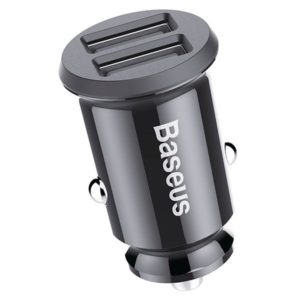 Baseus Grain Car Charger 2x USB 5V 3 1A black 14465 4