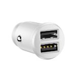 Baseus Grain Car Charger 2x USB 5V 3 1A white 14466 1