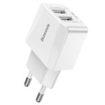 Baseus Mini Charger 2x USB White 15539 2