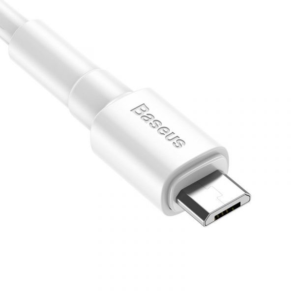 Baseus Mini micro USB cable 2 4A 1m White 16349 2