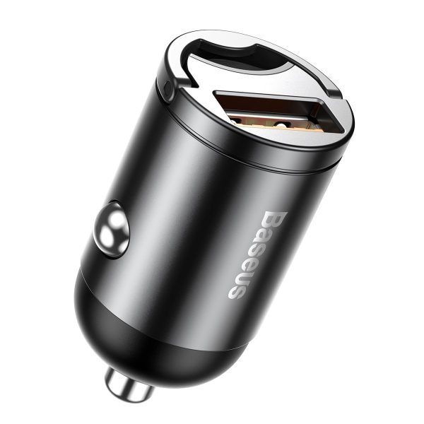 Baseus Tiny Star Mini Quick Charge Car Charger USB Port 30W Grey 16850 6