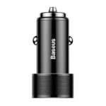 Car Charger Baseus Small Screw USB C Cable 2xUSB 3 4A Black 15283 3