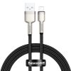 USB cable for Lightning Baseus Cafule 2 4A 1m black 19712 1