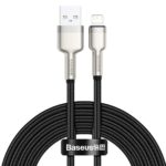 USB cable for Lightning Baseus Cafule 2 4A 2m black 19714 1
