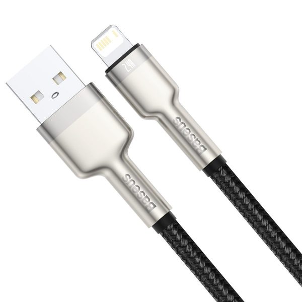 USB cable for Lightning Baseus Cafule 2 4A 2m black 19714 3