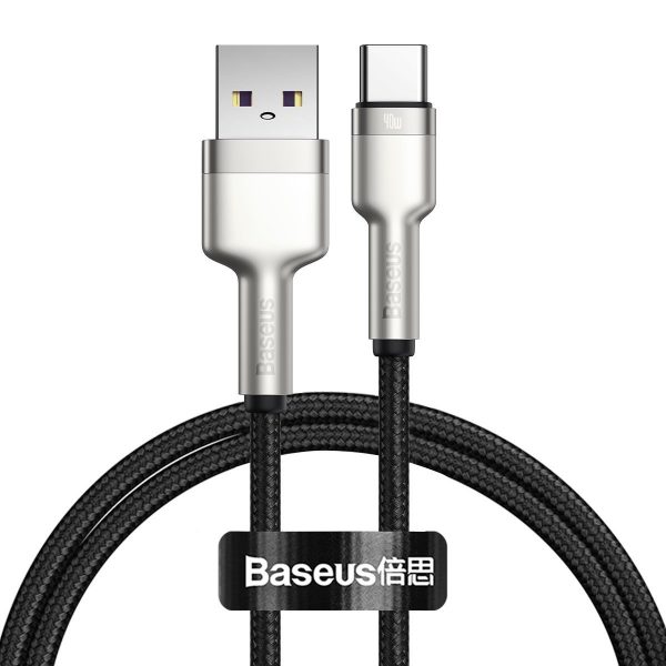 USB cable for USB C Baseus Cafule 40W 1m black 19708 1