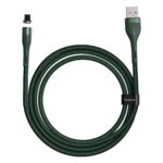 USB magnetic cable Lightning Baseus Zinc 2 4A 1m green 19123 1