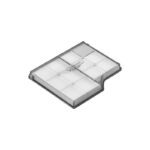 Roborock Saros 10 HEPA filter Original framsida